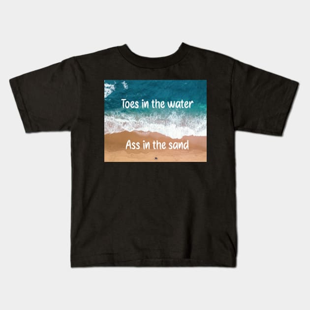 Toes in the Water Zac Brown Band Quote Poster Kids T-Shirt by Claireandrewss